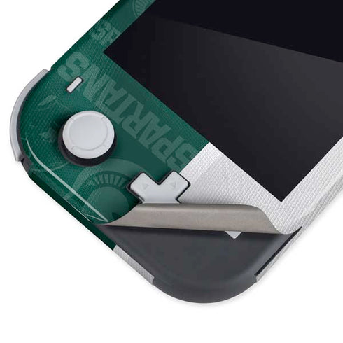 Michigan State University Jersey Split Nintendo Switch Lite Skin